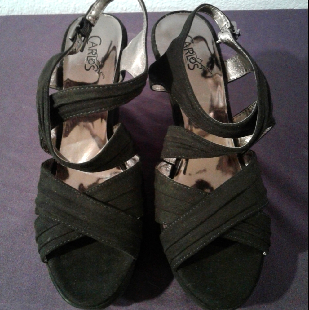 New Carlos Santana Wedge Sandal  8.5